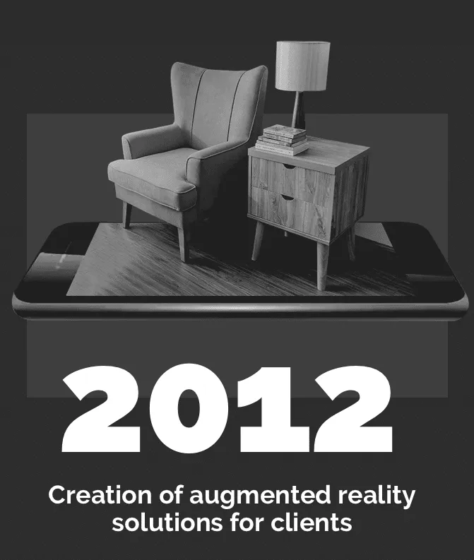 2012 — Creation of augmented reality solutions for clients